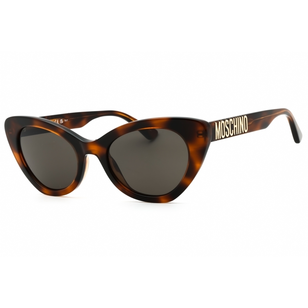 Moschino MOS147/S Sunglasses Havana Plastic Cat-Eye